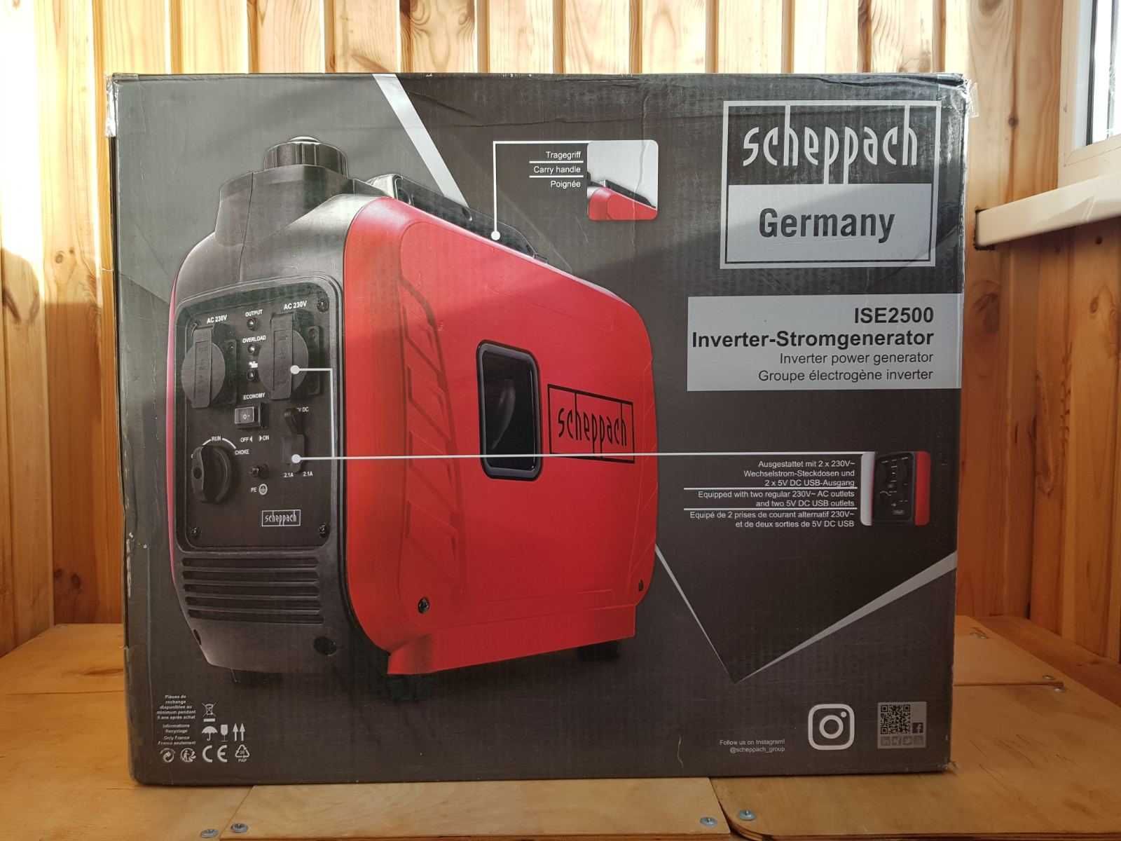 Генератор Scheppach ISE2500 (в наявності, в м.Суми)