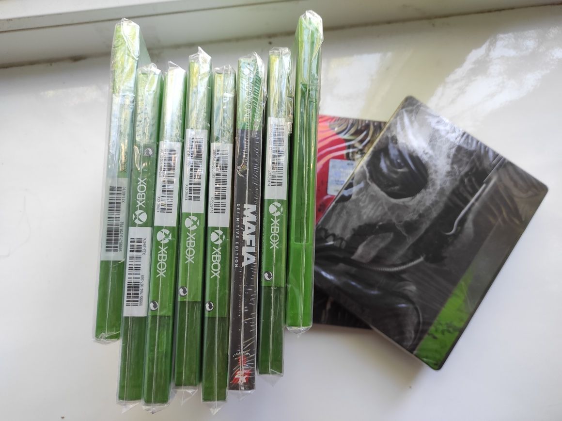 Steelbook, XBOX series, Cyberpunk,Red dead redemption, Call of Duty