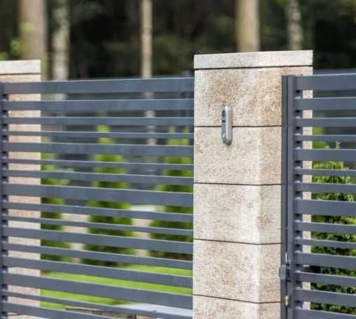 Ogrodzenia panelowe panele ogrodzeniowe Panel 150 fi4 montaż Tłuszcz
