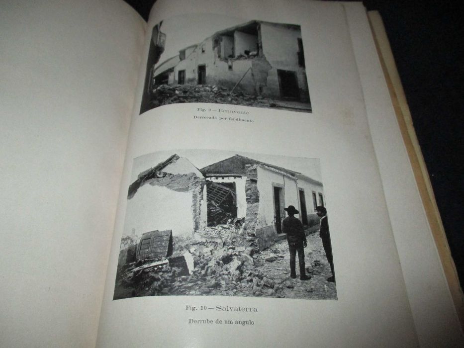 Livro Estudo dos Tremores de Terra em Portugal Ferreira Diniz 1910