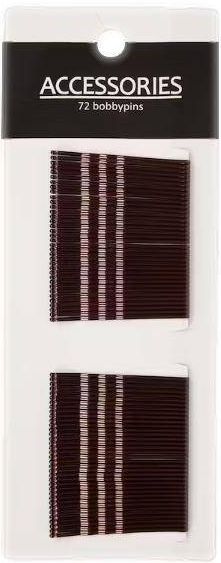Wsuwki do włosów kolor brązowy komplet 72 szt