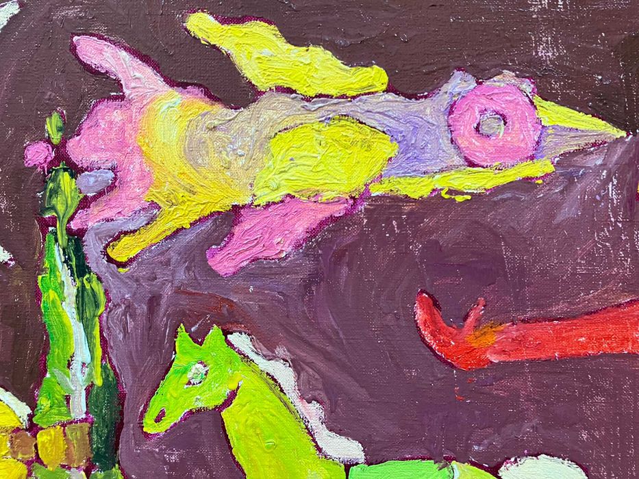 Авангард картина, абстракція 60 х 80 см, художник Бойко Петро