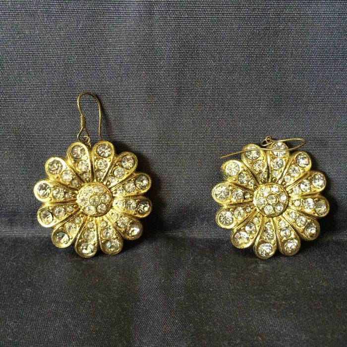 Вінтажні сережки біжутерія Чехословакія