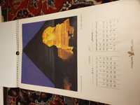 Kalendarz akwarela, obrazy zabytków, Egipt Indie Turcja Sydney Londyn