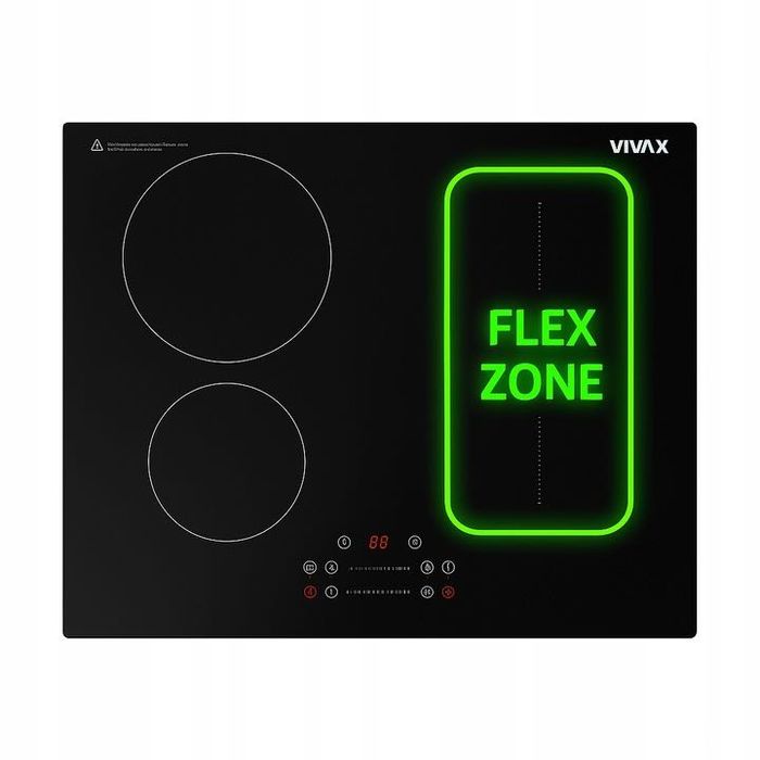Płyta indukcyjna zabudowy 60cm BH-04MFZIN BOOST TIMER Strefa FLEX