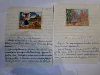 majora 4 cartas anos 60  trajos regionais
