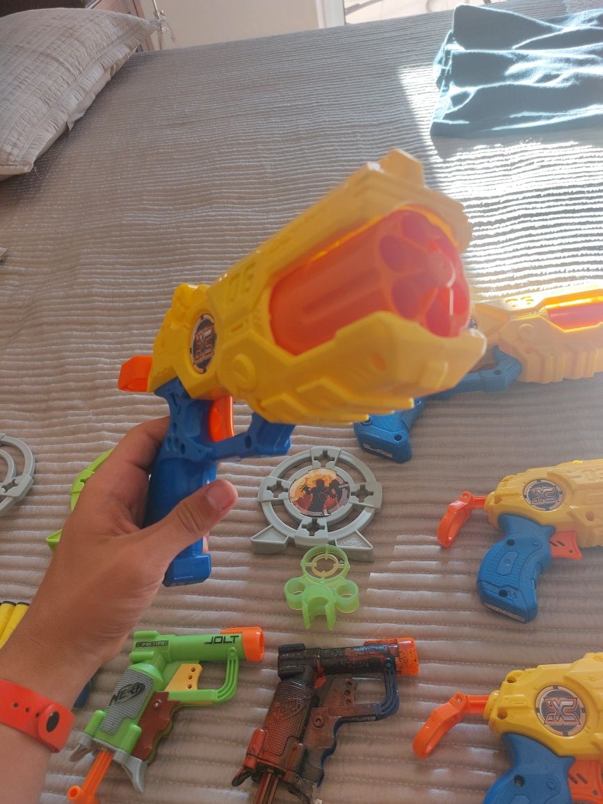 Nerf's, balas e alvos