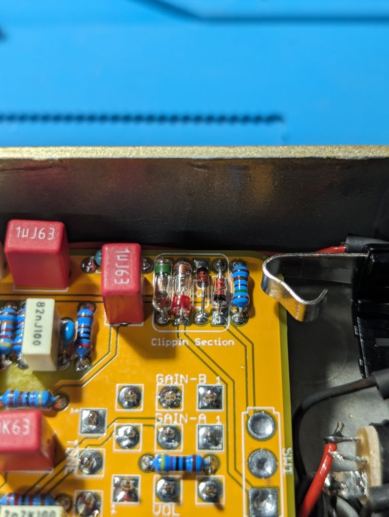 Klon Centaur - com troca de diodos
