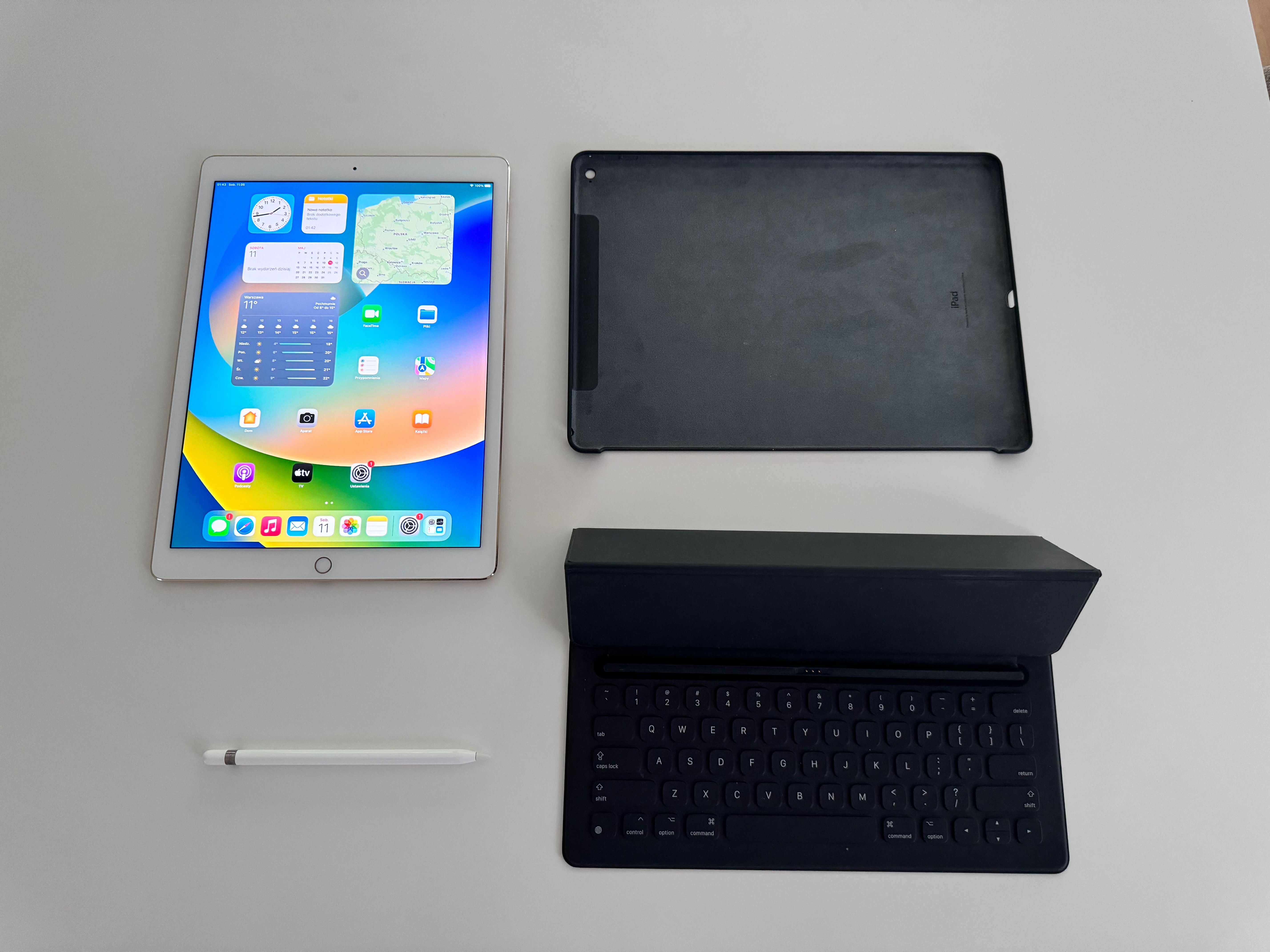 iPad Pro 12,9 32 GB  z etui i klawiaturą Apple + Pencil  w super cenie