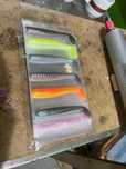 Vinil de 8.5 cms para pesca ao spinning ,variadas cores