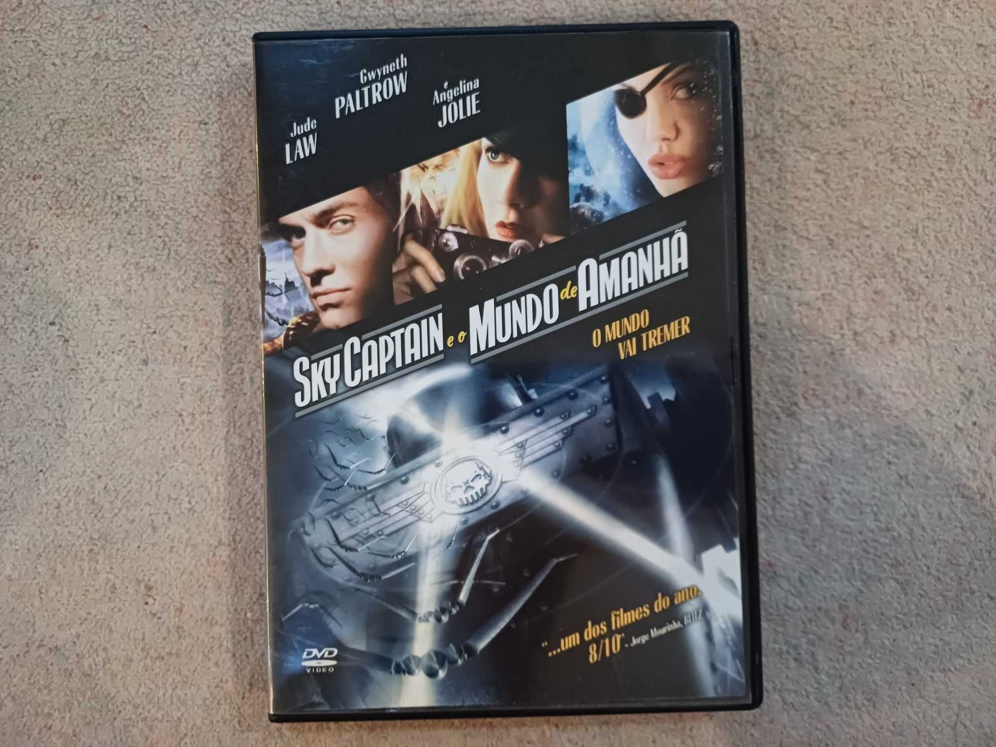 DVD Sky captain e o mundo de amanhã, c Angelina Jolie, Gwyneth Paltrow