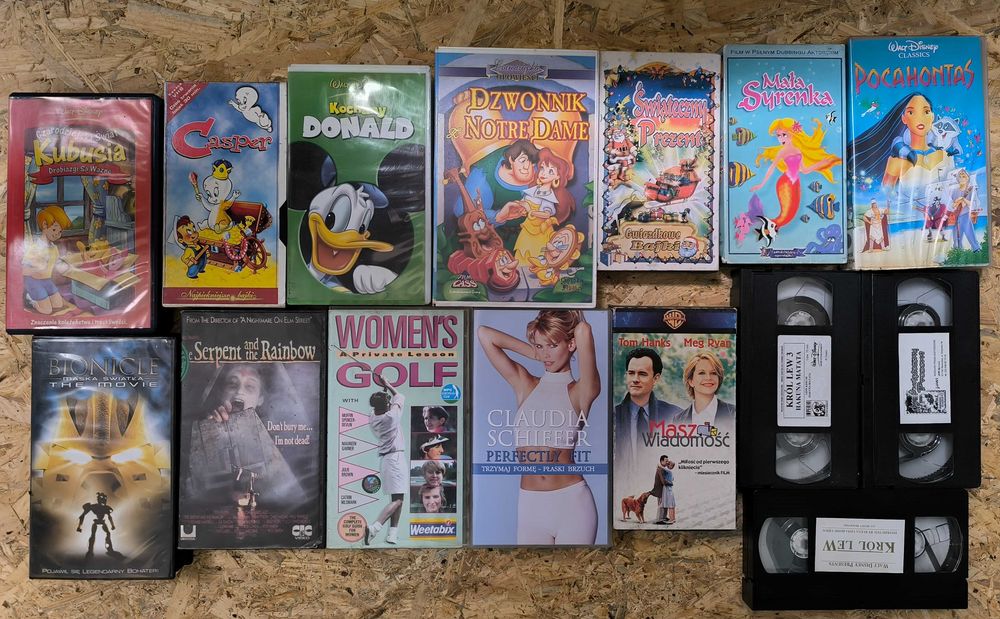 Zestaw Kaset VHS