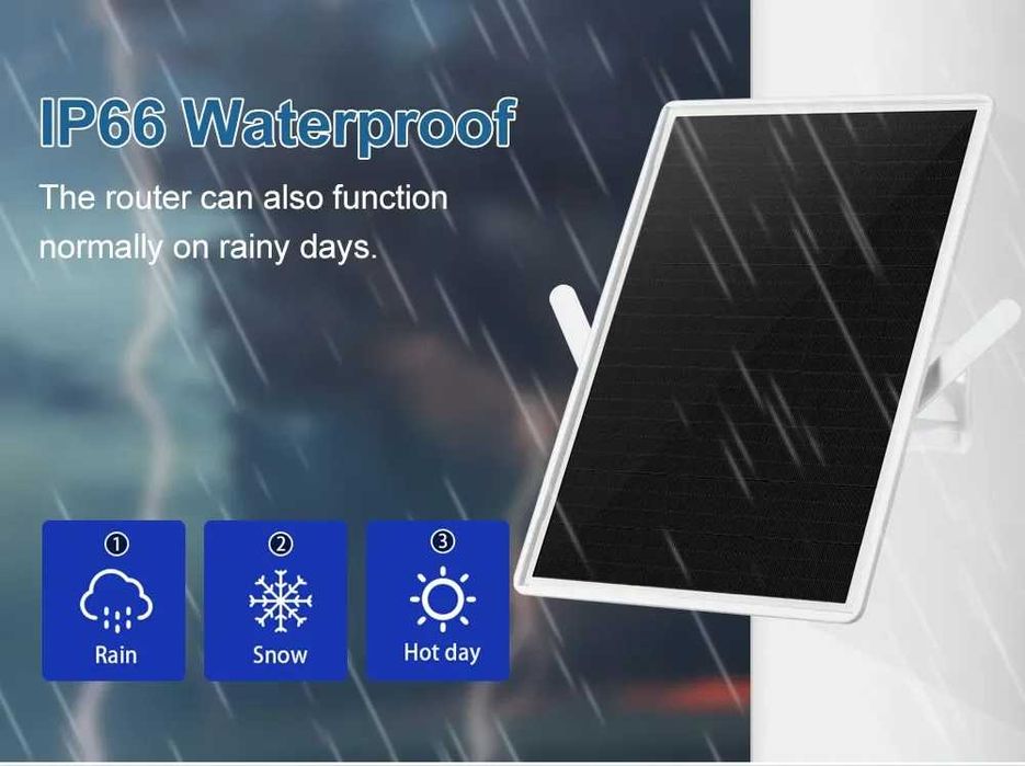 Ls vision 15w repetidor wi-fi movido a energia solar