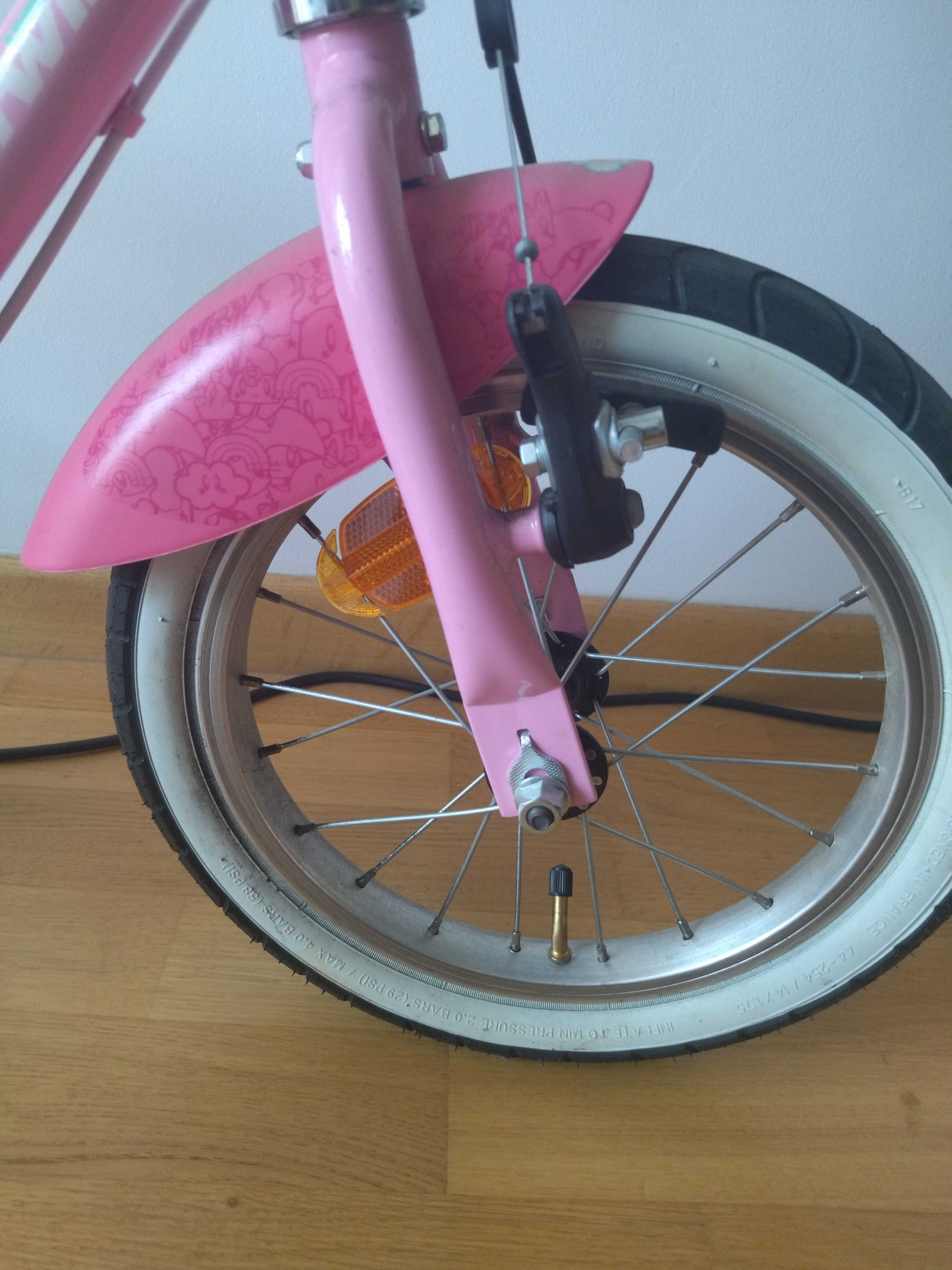 Rower rowerek dziecięcy Btwin jednorożec 14"