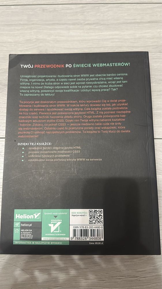 html i css podrecznik informatyczny programowanie