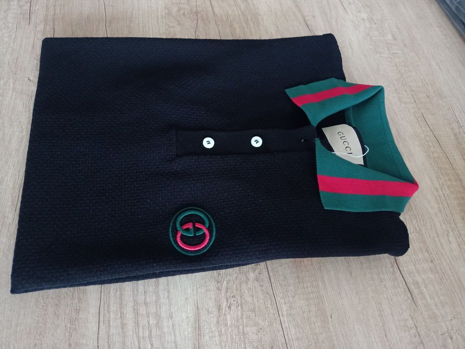 Koszulka Męska Polo Gucci Sweterkowa M