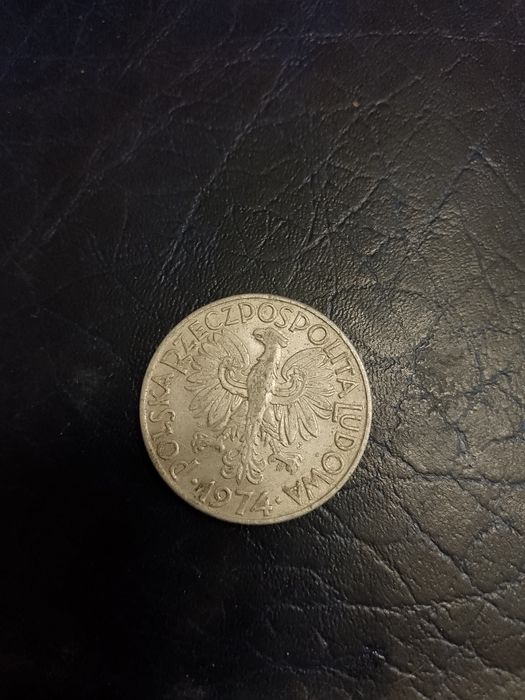 Sprzedam monetę z PRL-u , z roku 1974 nominał 5 zł z rybakiem