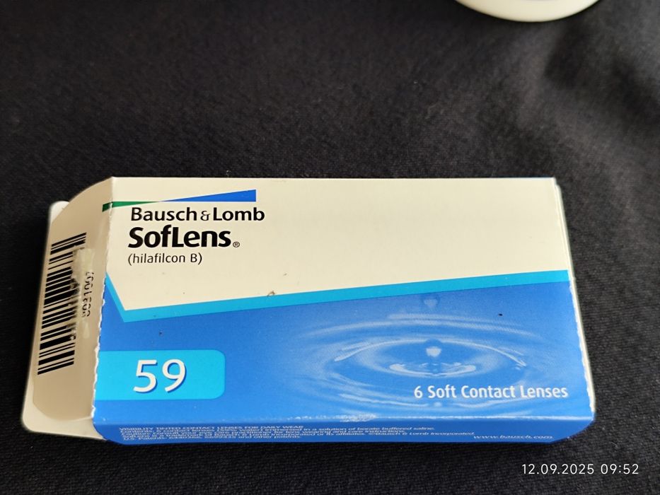 Soczewki kontaktowe softlens -2.5 5 szt