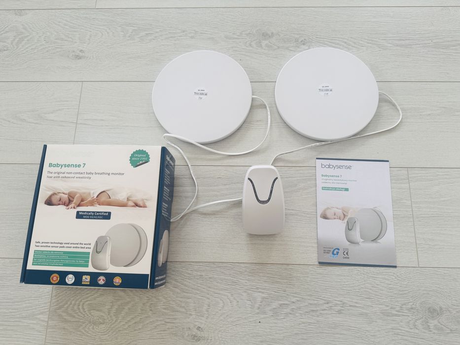 Babysense 7 monitor oddechu pełny zestaw jak nowy super stan