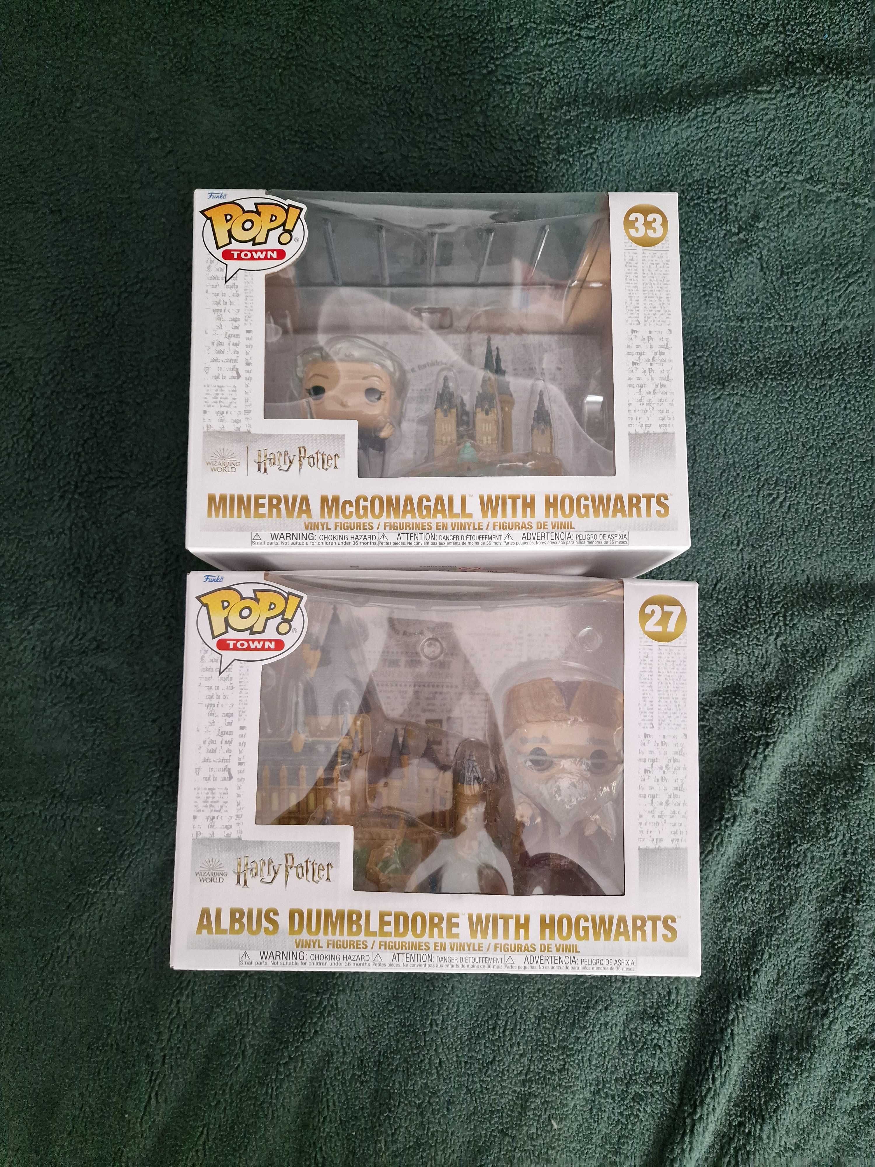 Funko Pop Harry Potter #27 i #33 Dumbledore McGonagall with Hogwart