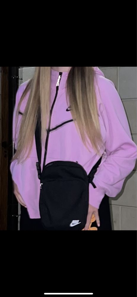 nike tech fleece розовый