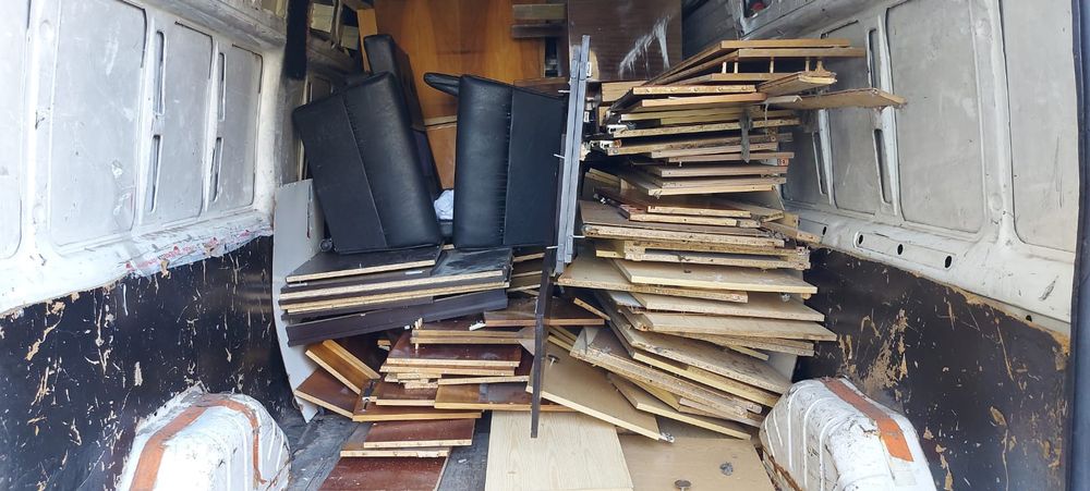 Utylizacja Likwidacja mebli AGD RTV plastik guma szkło papier gruz