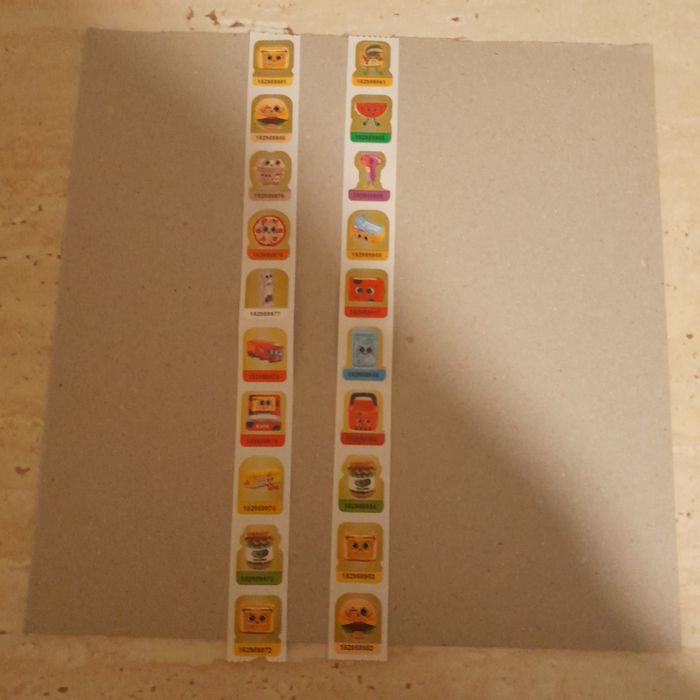 20 naklejek biedronka Gang produkciaków