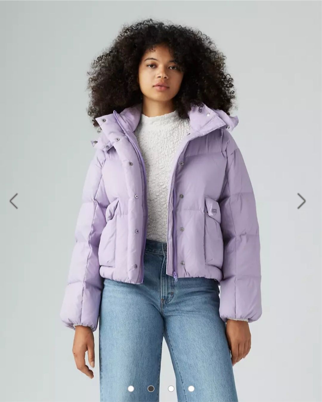 Пуховік зимова куртка levis