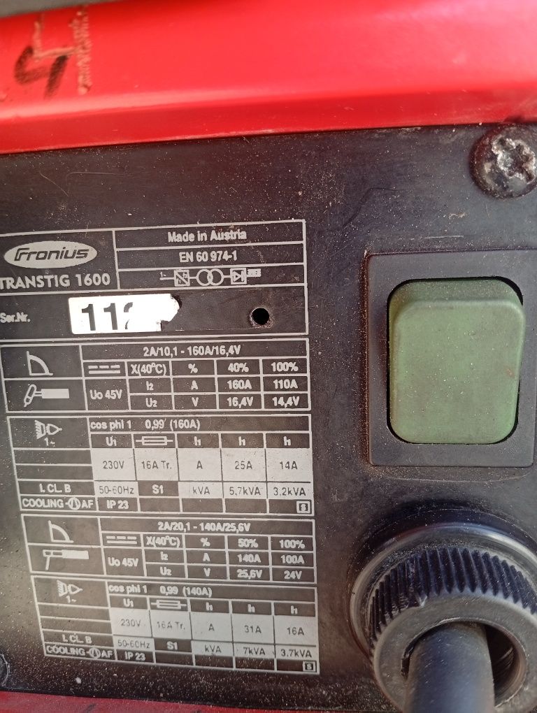 Spawarka TIG fronius transtig 1600