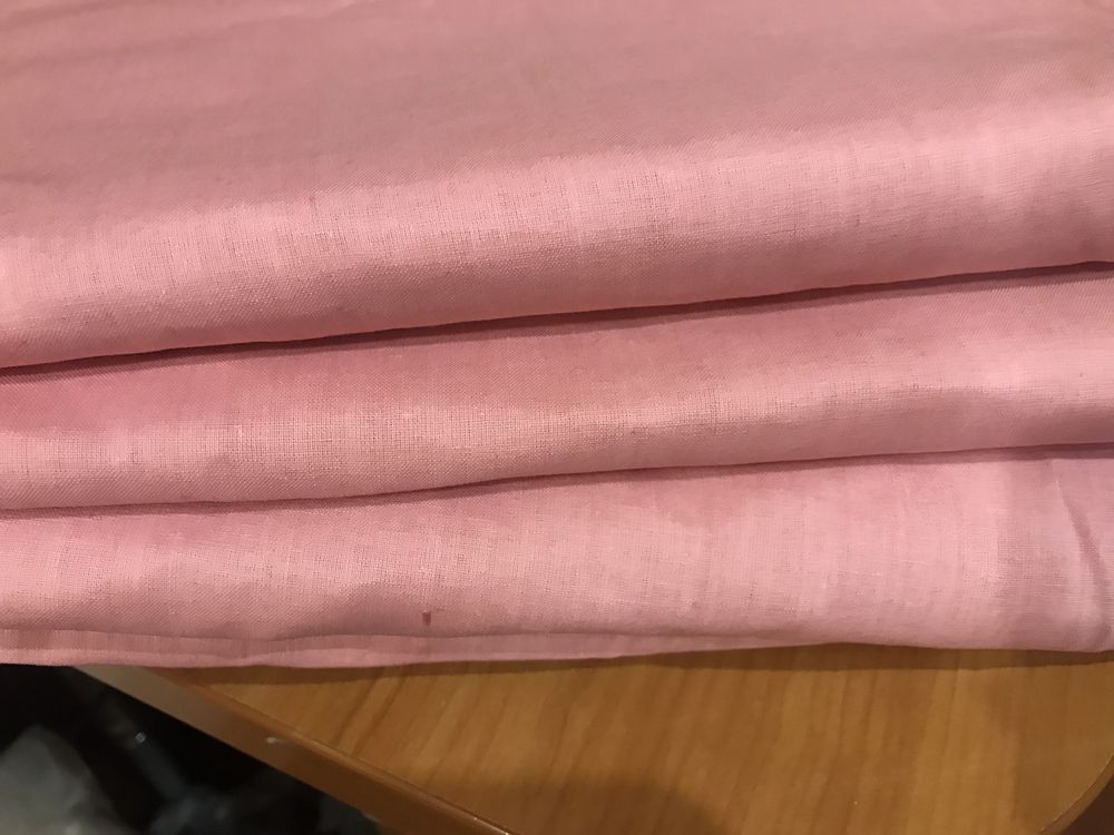 Ткань цветная , розовая