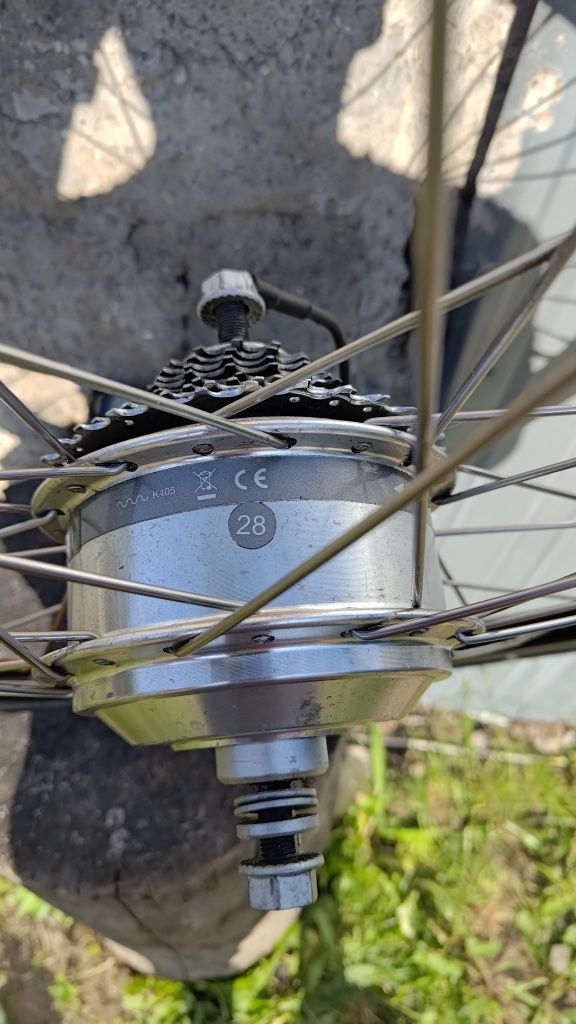 Koło tylne Trio 36V 250-500W kompletne gotowe do montażu