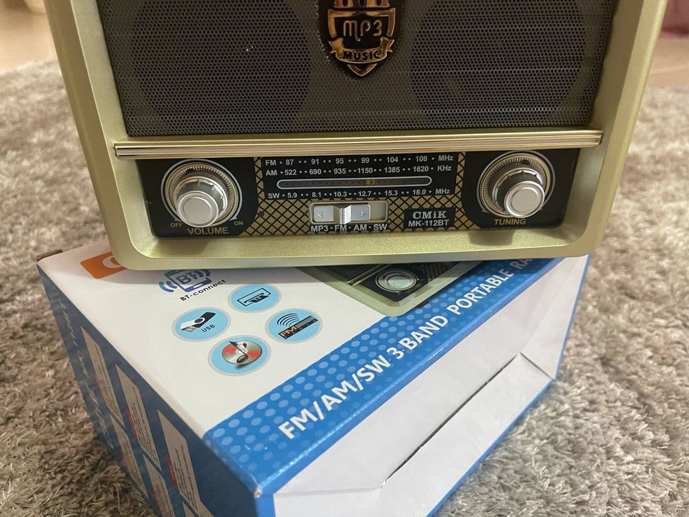 Rádio pilhas e Recarregavel, Novo