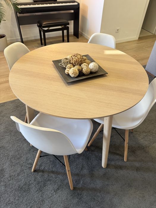 Mesa jantar IKEA Lisabo redonda