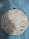 bolsinha de senhora em crochet vintage