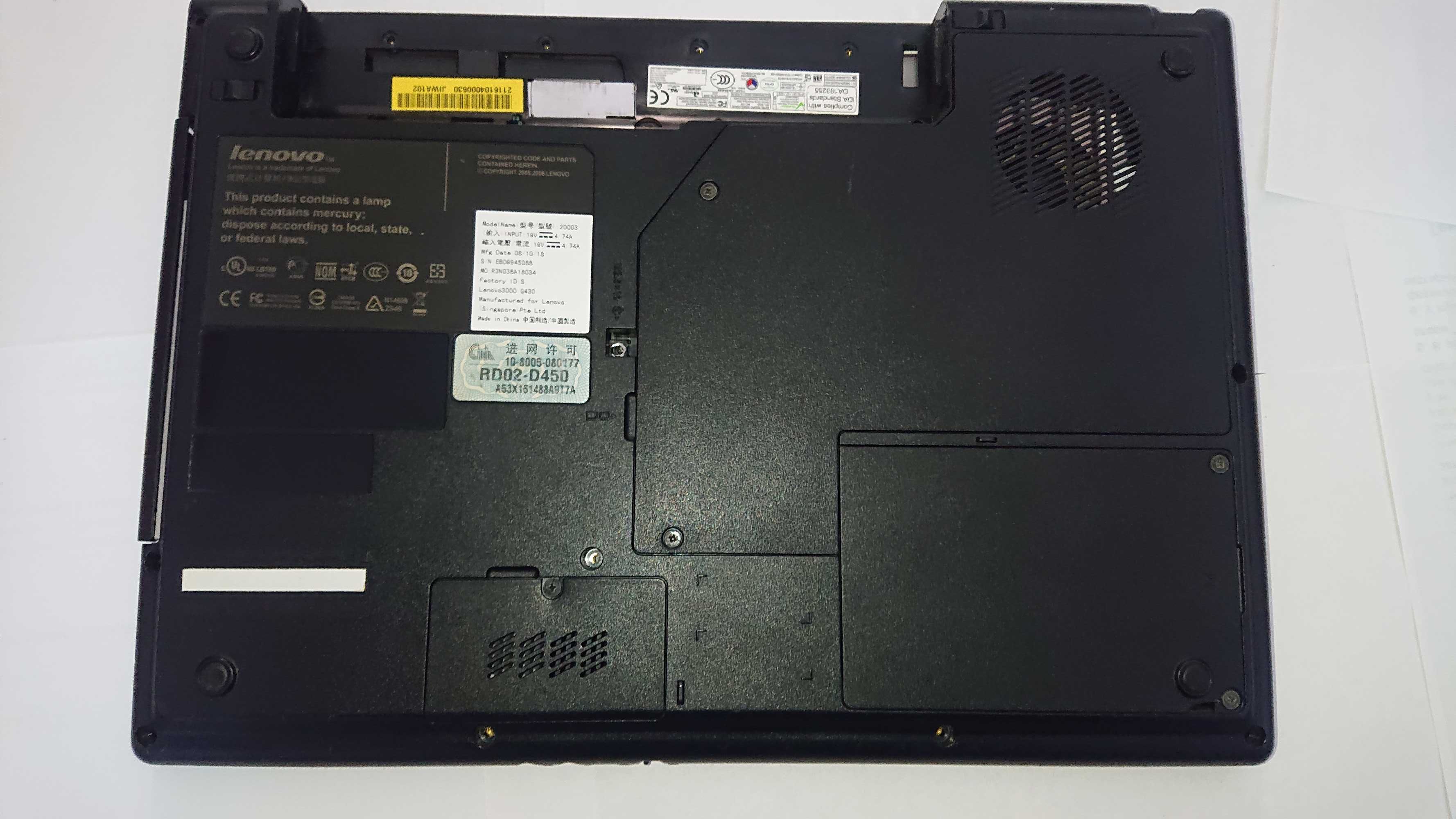 Корпус Lenovo 3000 g430