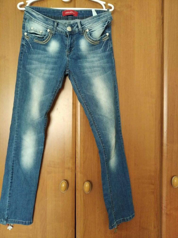 Spodnie damskie jeansowe DSQUARED2 rozmiar M