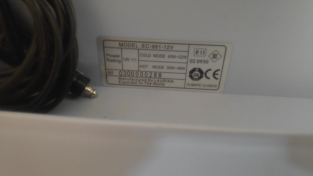 Geleira arca portátil 12v