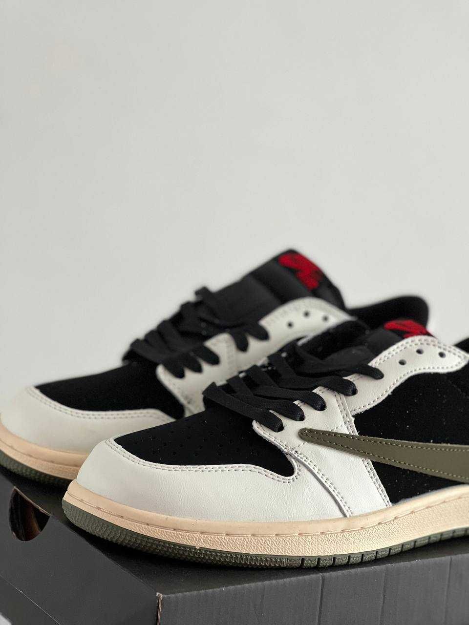 Мужские кроссовки Nike Air Jordan 1 x Travis Scott Low OG “Olive”