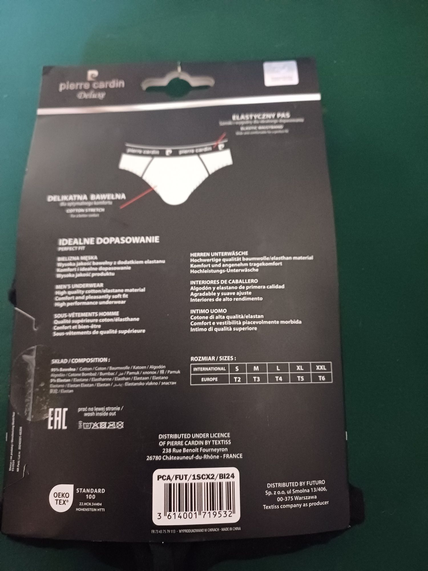 Komplet -Nowe slipy Pierre Cardin roz.xxl.