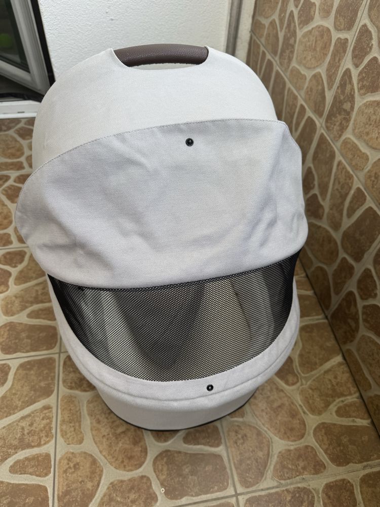 Gondola Cybex Balios S Lux Lava Grey + przescieradło i ochraniacz