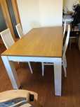 Mesa extensível+ 4 cadeiras