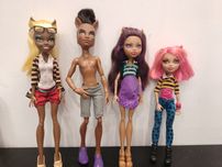 4 lalki Monster High Rodzina Wolf