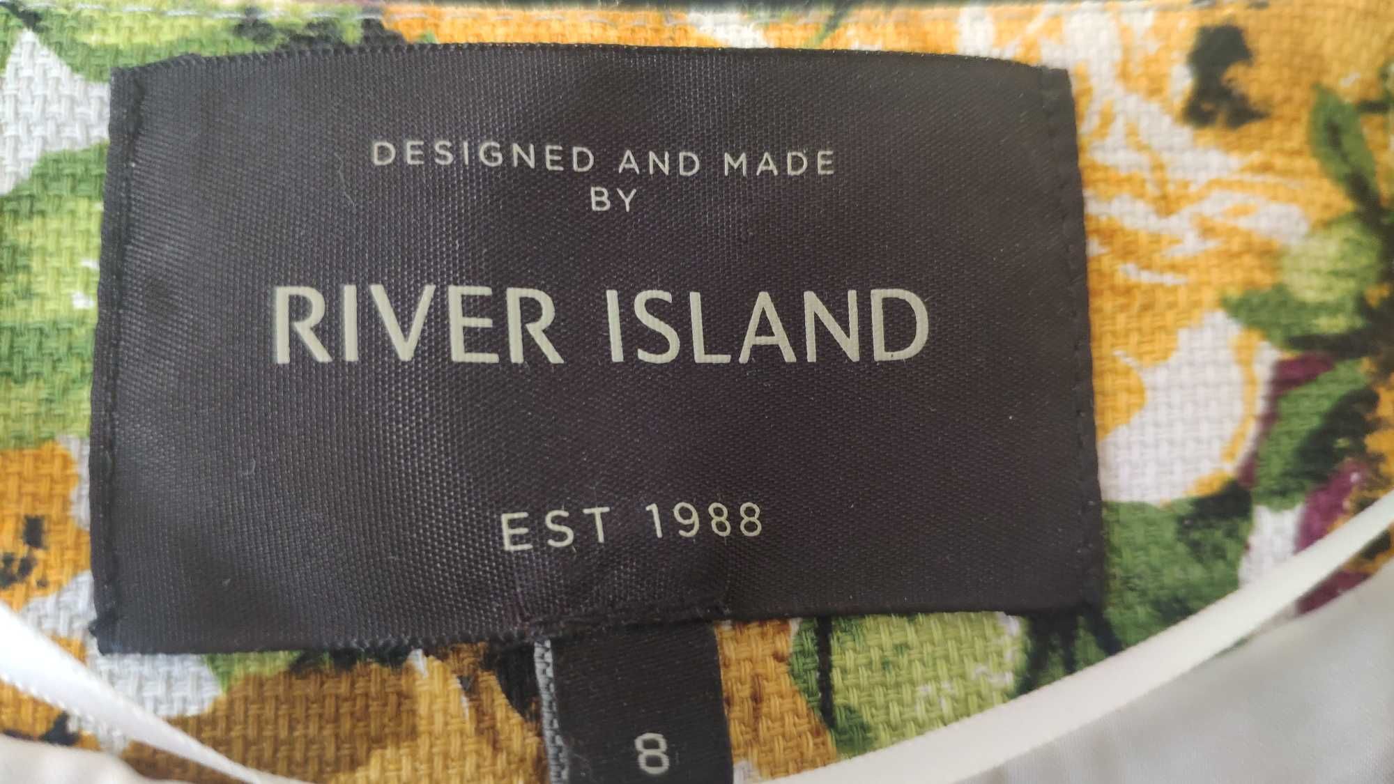 marynarka kurtka river island 97% bawełna rozmiar 34 S jak nowa
