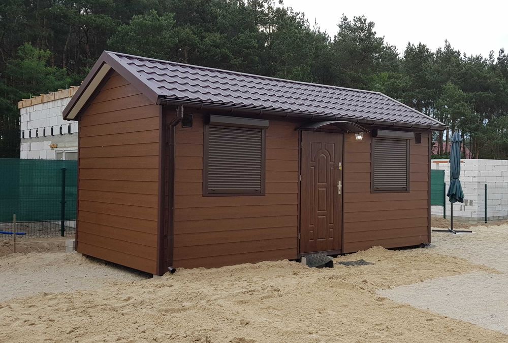 Domek letniskowy całoroczny 3x6 Rokitki kontener dom