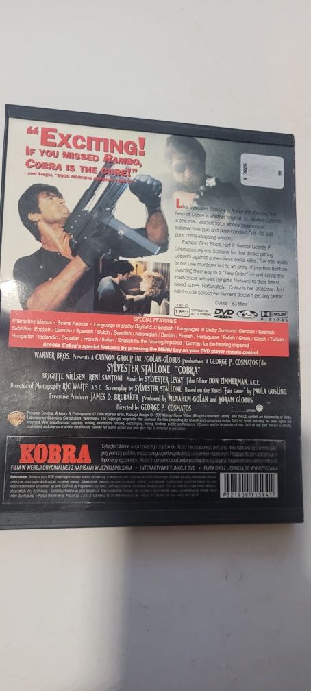 Kobra cobra Stallone dvd