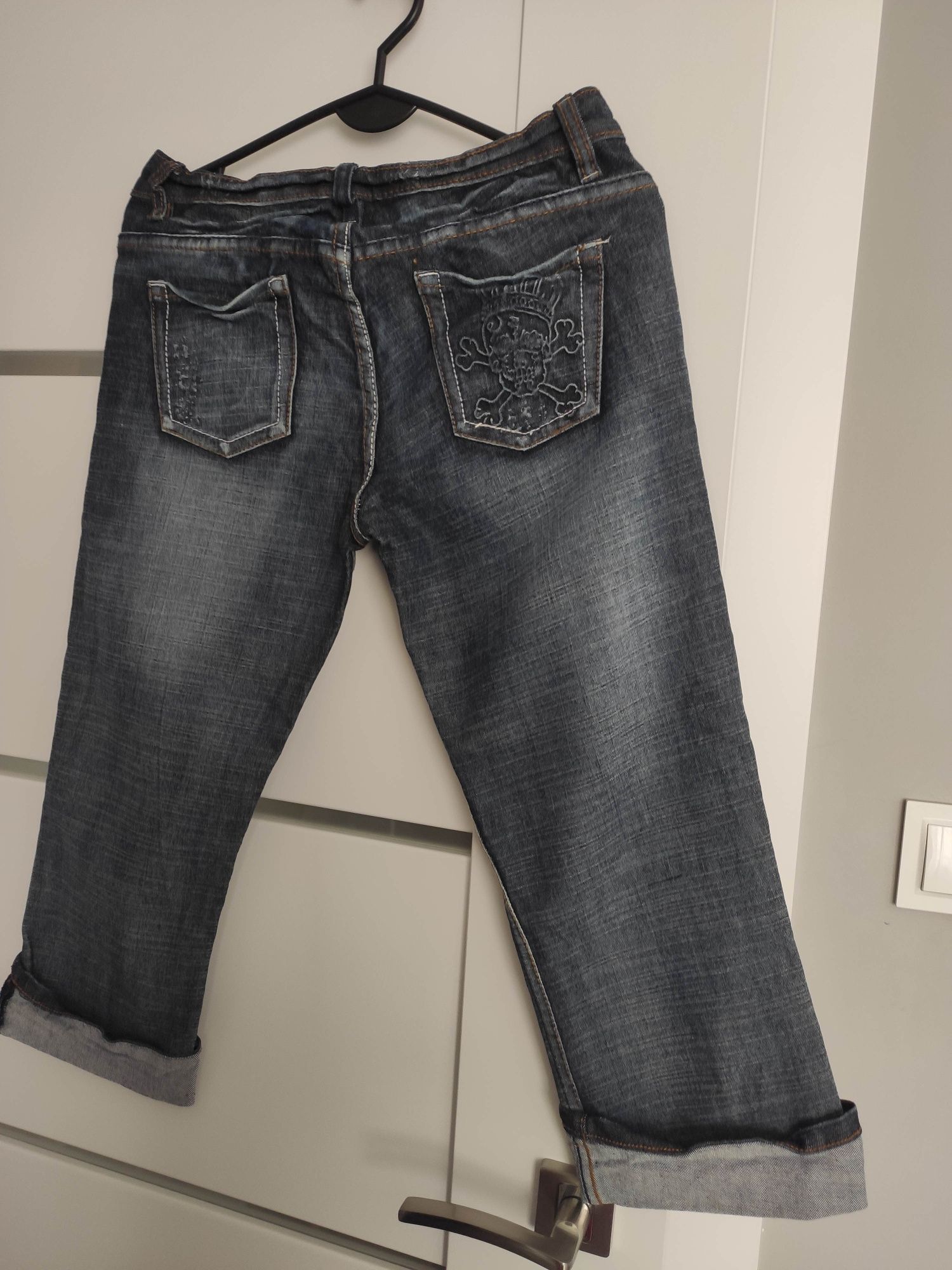 krotkie jeansowe spodnie new yorker nowe