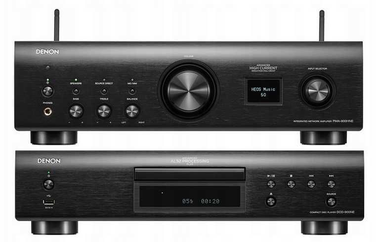 Zestaw stereo Denon PMA-900HNE + DCD-900NE, czarny