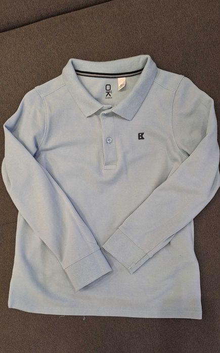 Polo z długim rękawem 128