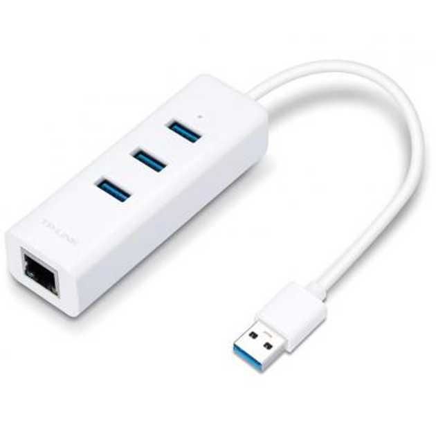 TP-Link UE330(UN) мережева карта Gigabit Ethernet, USB3.0 хаб