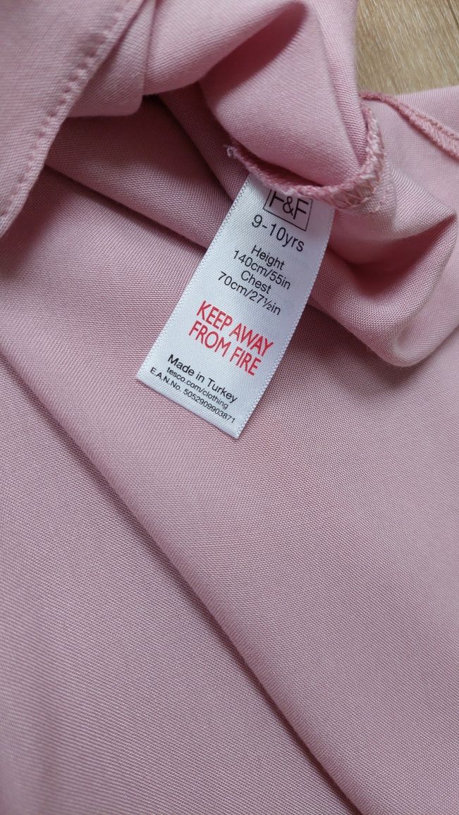bluzka dziewczęca letnia koszulka tshirt tunika r. 140